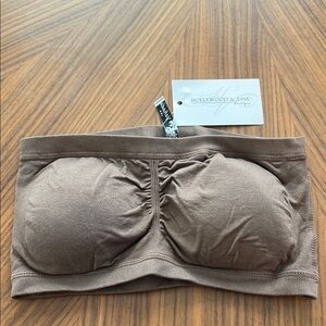 Yahada Brown Seamless Bandeau Intimates